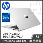 圖片 HP Probook 440 G9 商務筆電  I7-1255U/8G/1T SSD/W10P